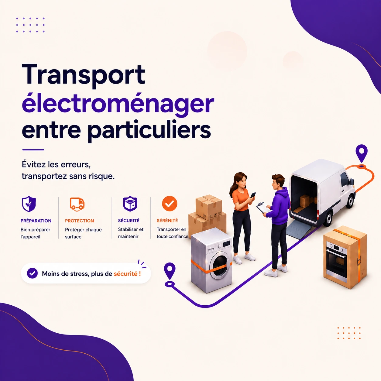 Transport de frigo et électroménager entre particuliers avec Delivyou