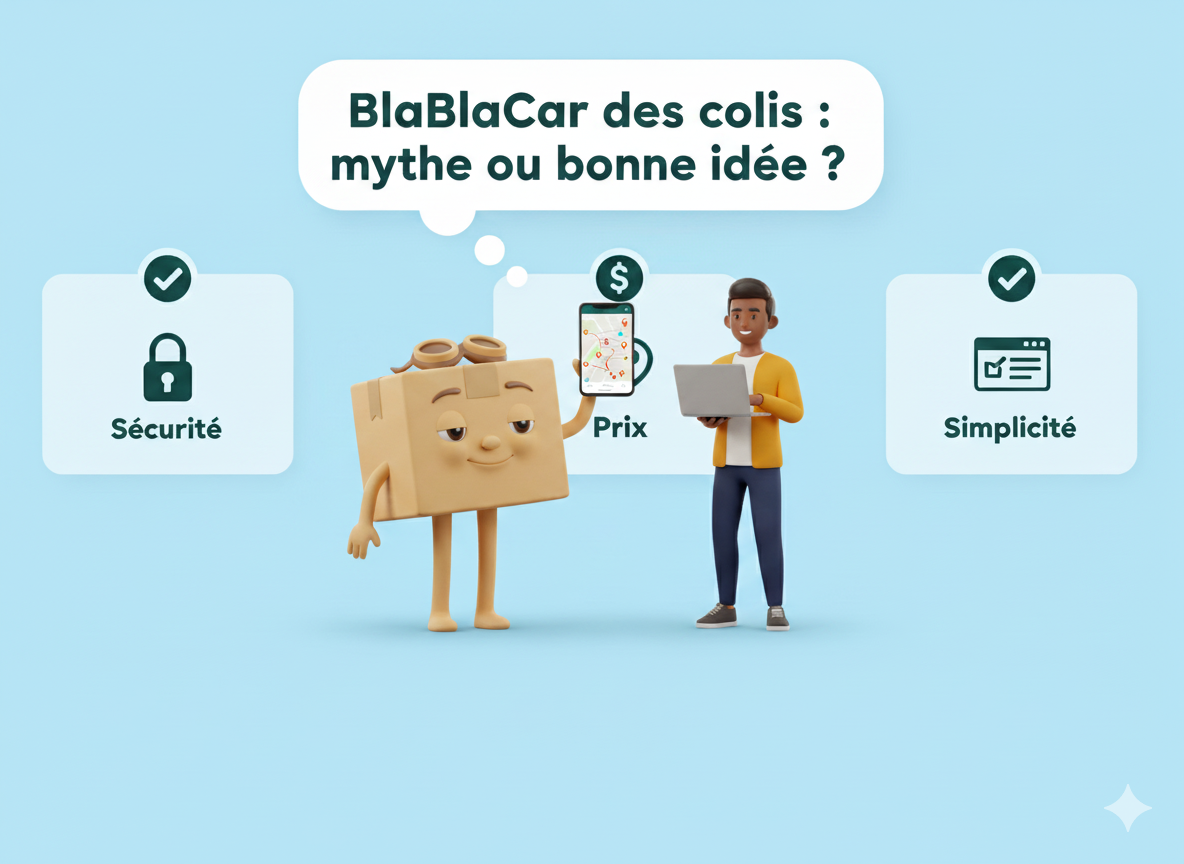 Illustration de l’article BlaBlaCar des colis sur la livraison collaborative entre particuliers