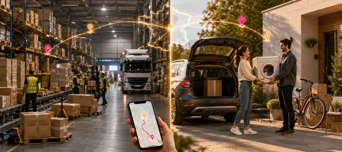 Transporteur traditionnel vs transport entre particuliers : quelle solution pour vos colis volumineux ?