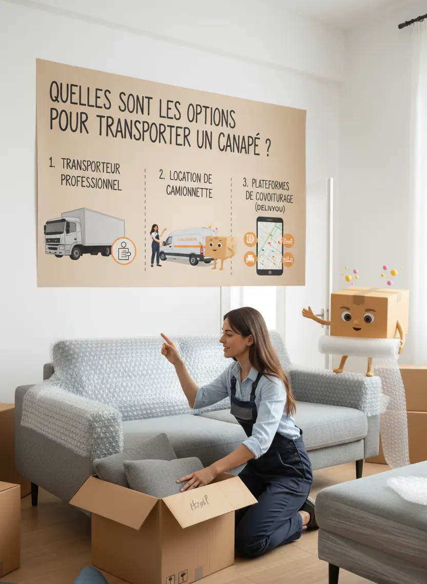 Transport de canapé : le guide pratique pour un déménagement sans stress